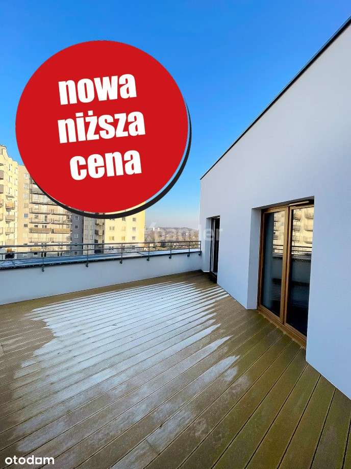 3 pokoje 76m2 + duży taras 33m2 do Centrum 20min - Pełny obrazek: 1/8