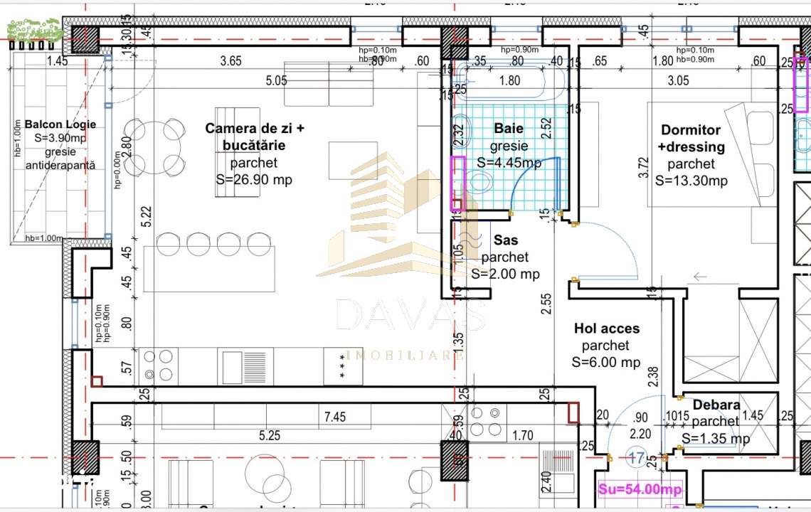 Apartament in bloc Nou de 2 camere - Parcare | Baciu-2