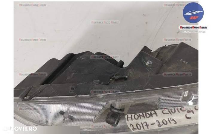 Far Stanga original Sedan cu Halogen Honda Civic 10 2015 2016 2017 2018 2019 2020 OEM - 5