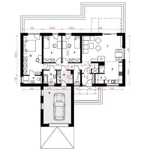 Lusina – nowoczesny dom z przestronną działką blis - Pełny obrazek: 5/5