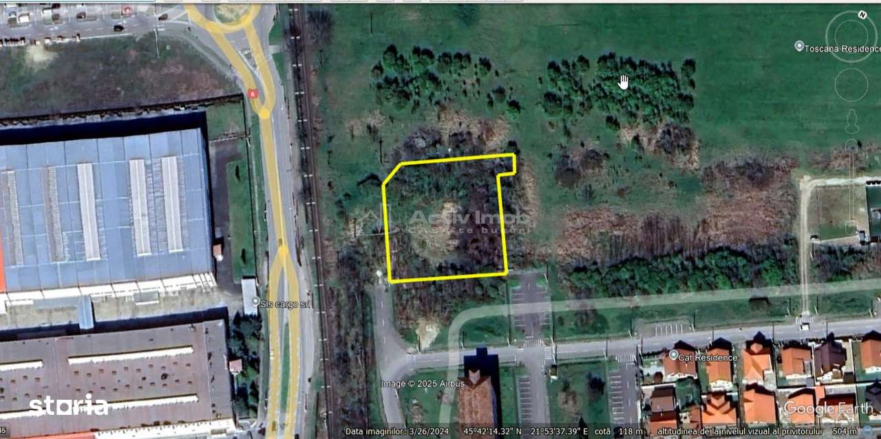 Lugoj, Teren Intravilan cu PUZ Aprobat   2.385 Mp. - Imagine principală: 2/6