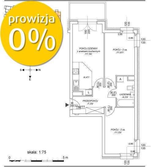 Trzypokojowe mieszkanie w nowo powstającym bloku!-1