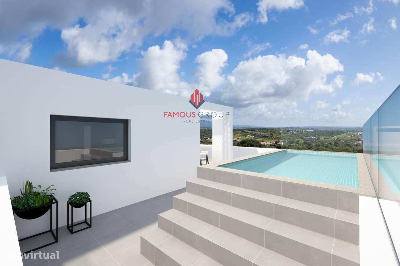 Apartamento T2 novo com piscina e estacionamento-11