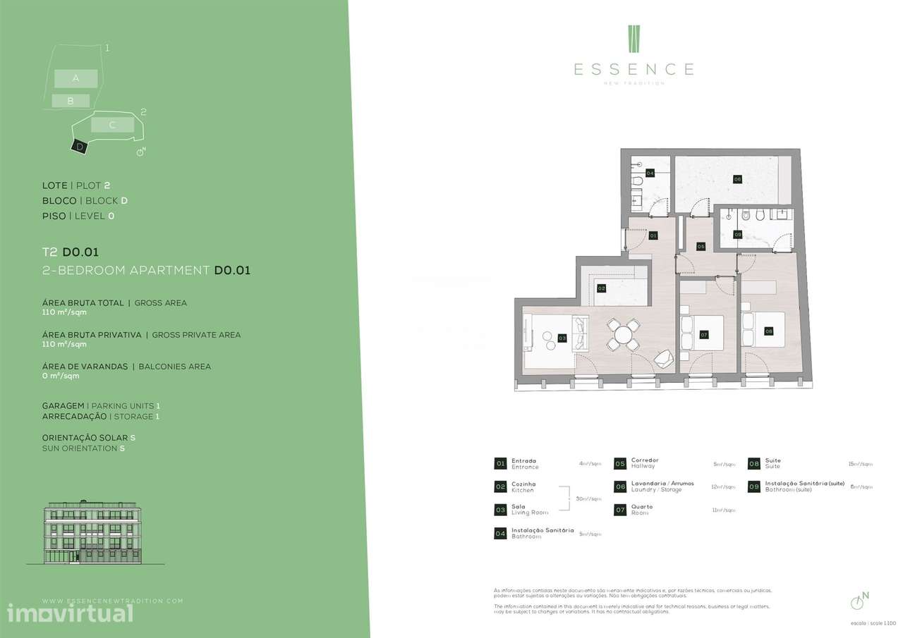 Apartamento T2 com  lugar de garagem, Porto - Grande imagem: 5/38