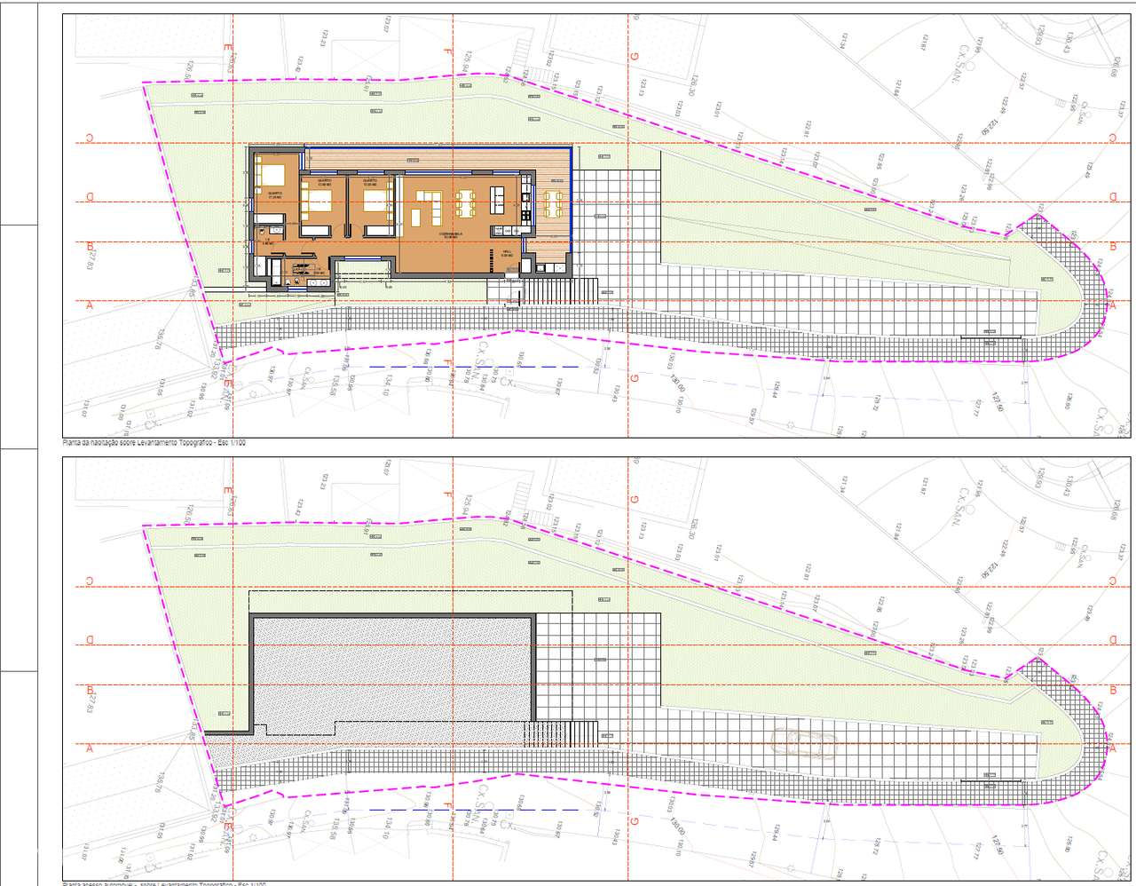 Terreno de 800 m² com Projeto Aprovado | Moradia T3 Contemporânea | Sã-41
