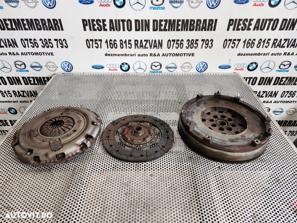 Volanta Masa Dubla Disc Placa Presiune Kit Ambreiaj Citroen Jumper Peugeot Boxer 2.0 2.2 BlueHdi Euro 6 6+1 Trepte Motor 4H03 Cod 9820956980 - Dezmembrari Arad - * Factura Si Garantie * - 1