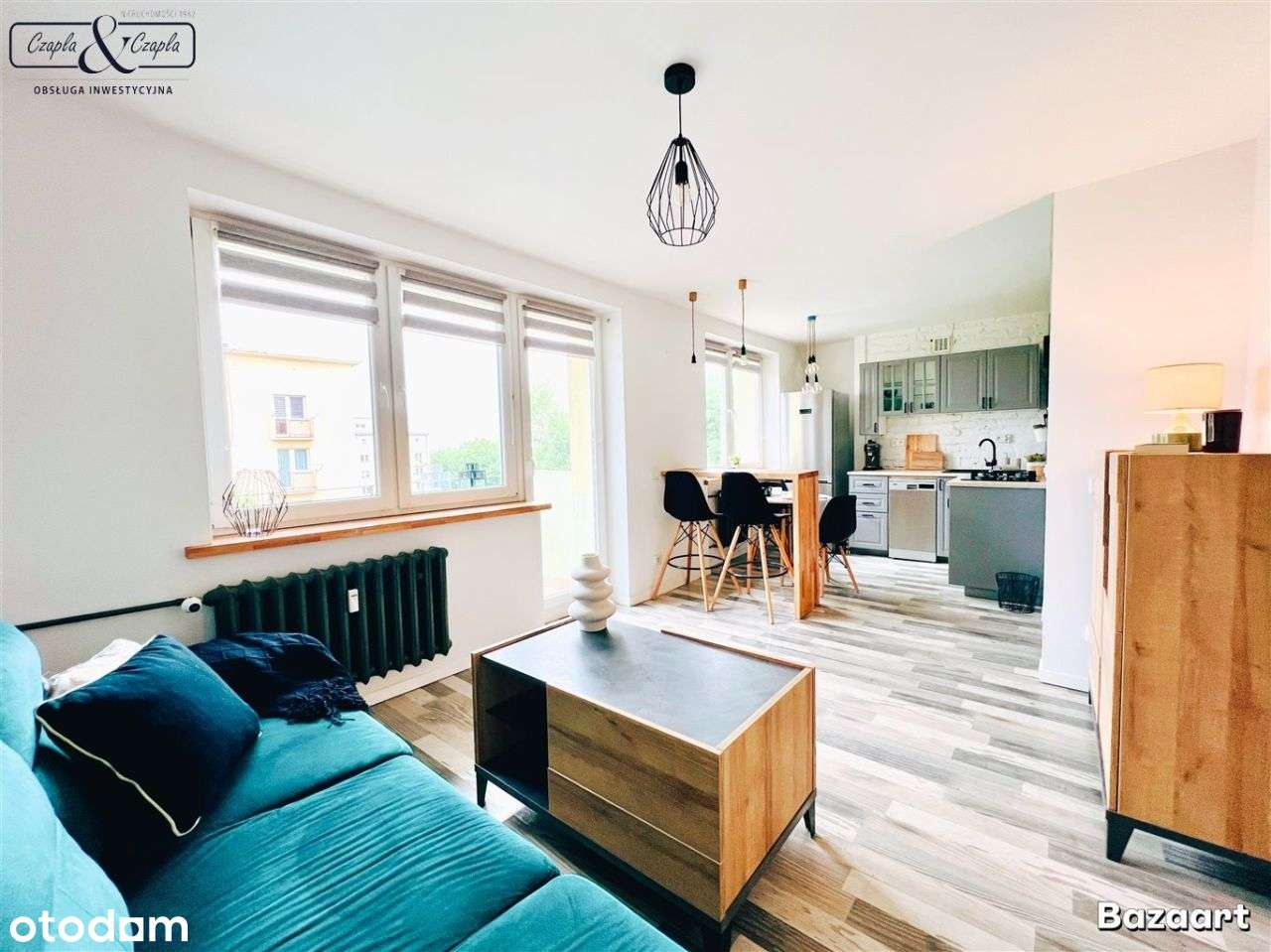 2 pokoje, umeblowana | c.o. miejskie | balkon - Pełny obrazek: 5/11