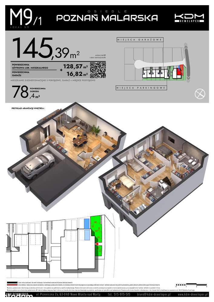 Piękne mieszkanie z garażem aż 145,39 m²| M9_1 - Pełny obrazek: 5/11