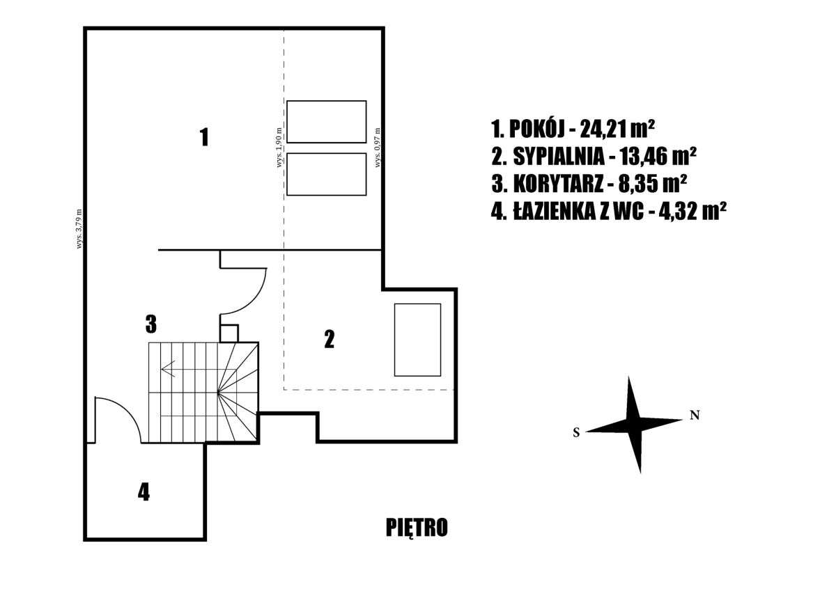 Przestronne piętrowe mieszkanie w stylu Soft Loft!-4