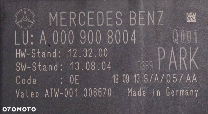 MODUŁ PARKOWANIA PDC MERCEDES W212 13r A0009008004 - 2