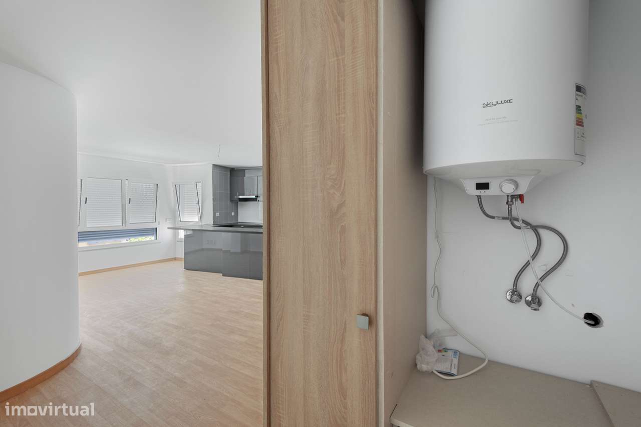 Apartamento T2 novo com garagem em Tortosendo-16