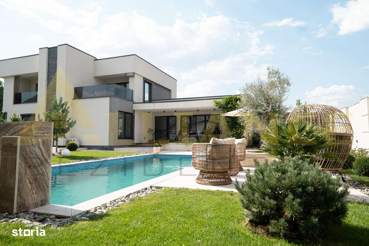 Vilă de Lux _La Intrare în Berceni_Mobilată_Utilată_Piscină - Imagine principală: 2/16