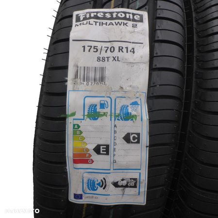 4 x FIRESTONE 175/70 R14 88T XL Multi Hawk 2 Lato 2018 Jak Nowe - 2