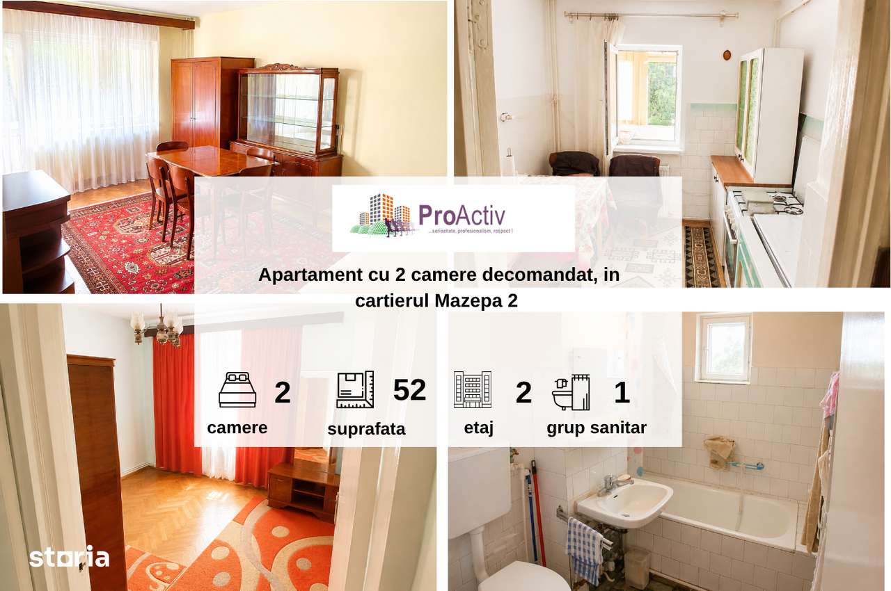 Mazepa II – Apartament 2 camere decomandat, etaj intermediar-0