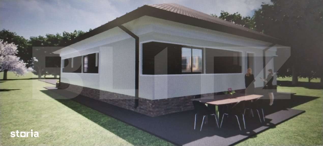 Vila plan parter 120mp utili/600mp teren, zona Priseaca - Imagine principală: 5/6