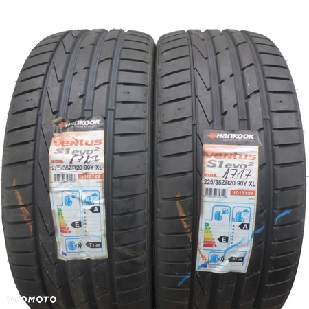 4 x HANKOOK 225/35 ZR20 90Y XL Ventus S1 evo2 K117 Lato 2017 Jak Nowe - 4