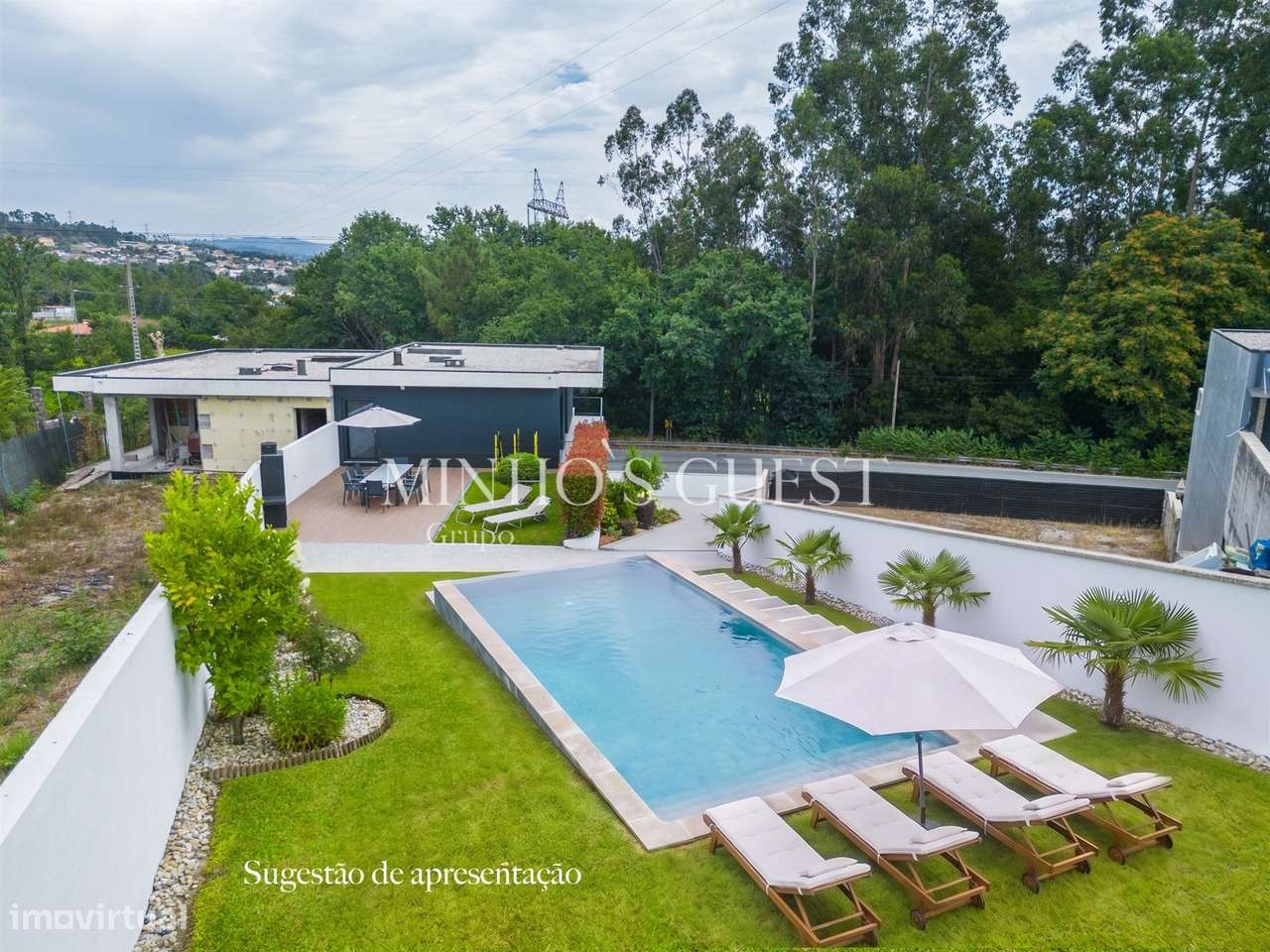Moradia V3 + Escritório (257m2) Mobilada e Equipada - Donim, Guimarães-15