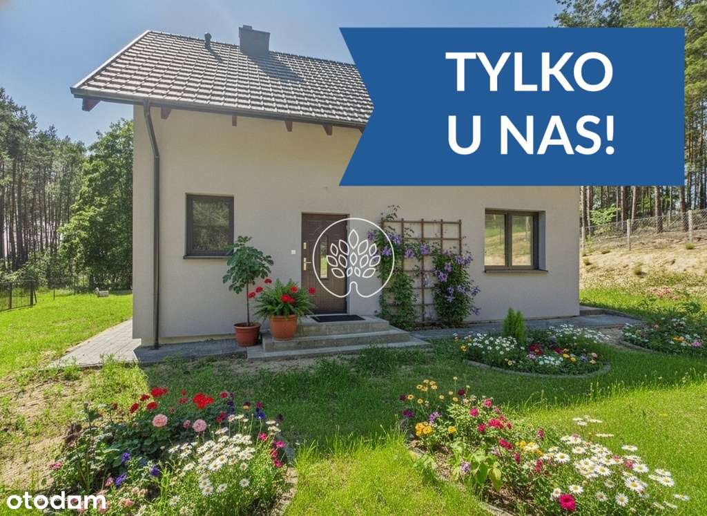 Nowy dom wśród lasów – Klotyldowo, 3 km od jeziora