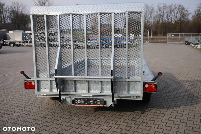 Niewiadów Przyczepa pod minikoparkę/sprzęt budowlany 400x180x25cm TRAP WJAZDOWY 3 OSIE DMC 3500kg BARDZO MOCNA!!! - 7