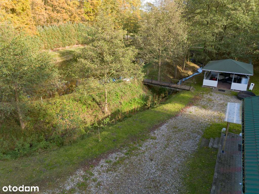 Urokliwe łowisko wędkarskie z domkiem!-8