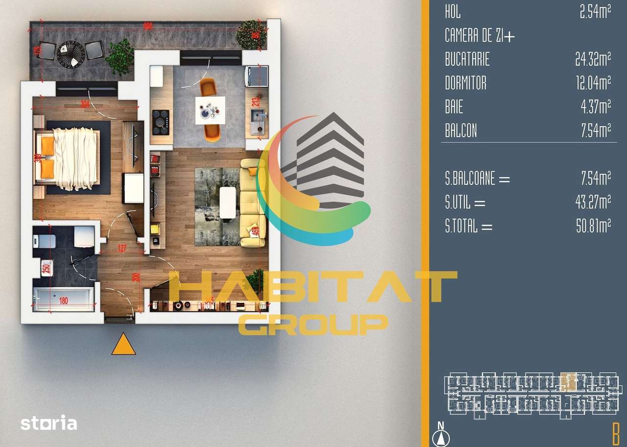 Titan 2 camere semidecomandat 51 mp ideal pentru investitie - Imagine principală: 2/7