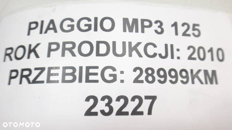 PIAGGIO MP3 125 07-11 SILNIK GWARANCJA 30 DNI - 1