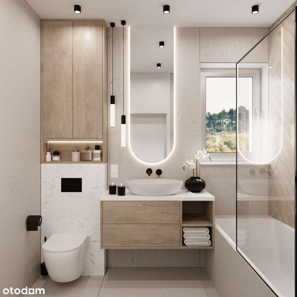 BEZCZYNSZOWE 73m² + STRYCH 73m²(OKNA) +BALKON 11m² + m. parkingowe+LAS-16