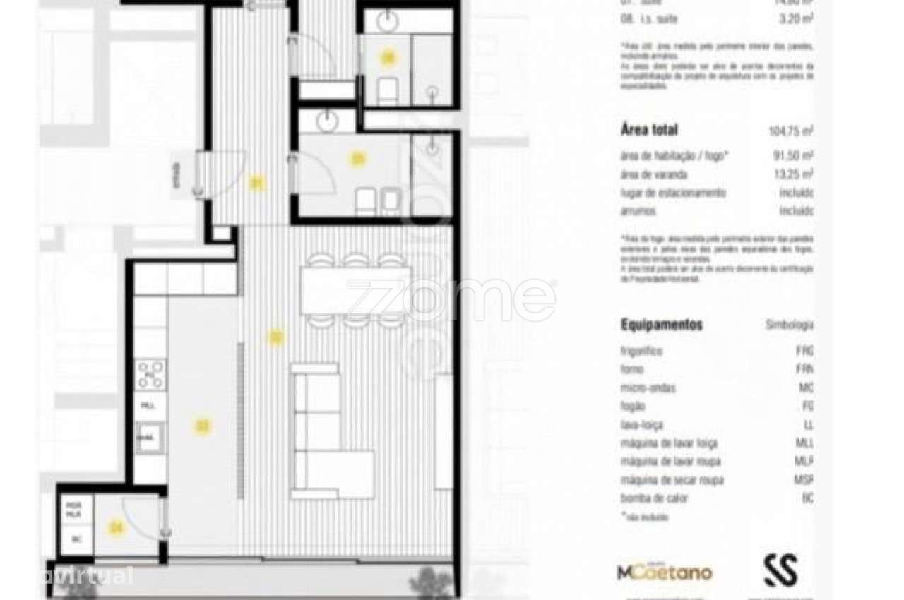 Apartamento T2 B 1ª Linha Mar - DOURO ATLÂNTICO III - Grande imagem: 3/26