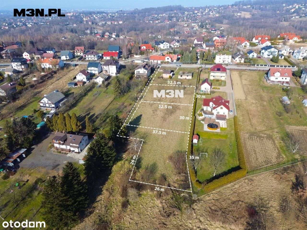 Działka budowlana 10 arów Kraków/ Zbydniowice - Pełny obrazek: 2/16