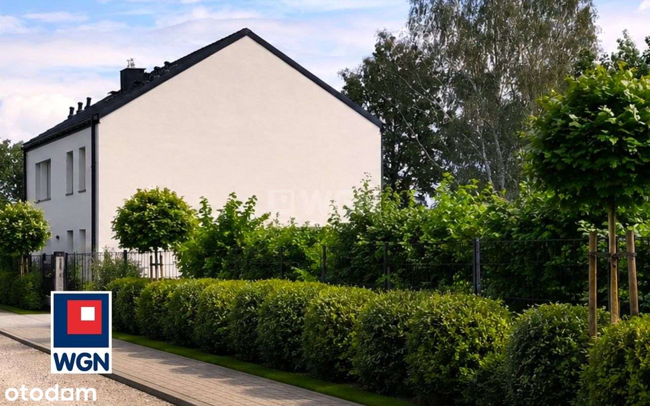 Nowoczesny dom 100 m2 z ogródkiem 150 m2 Czernica