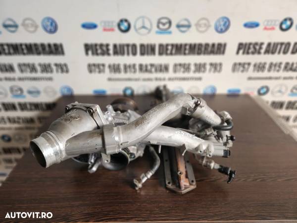 Turbine Turbo Bi-Turbo Bmw 3.0 D 4.0 D 5.0 D B57D30B Mild Hybrid Cod 8596261 Cod 8596263 G20 G30 G11 G12 G14 G15 G01 G02 G05 G06 G07 X3 X4 X5 X6 X7 F20 F21 F22 G30 G31 F10 F11 Euro 6 Fara Actuator + Mic Defect - 4