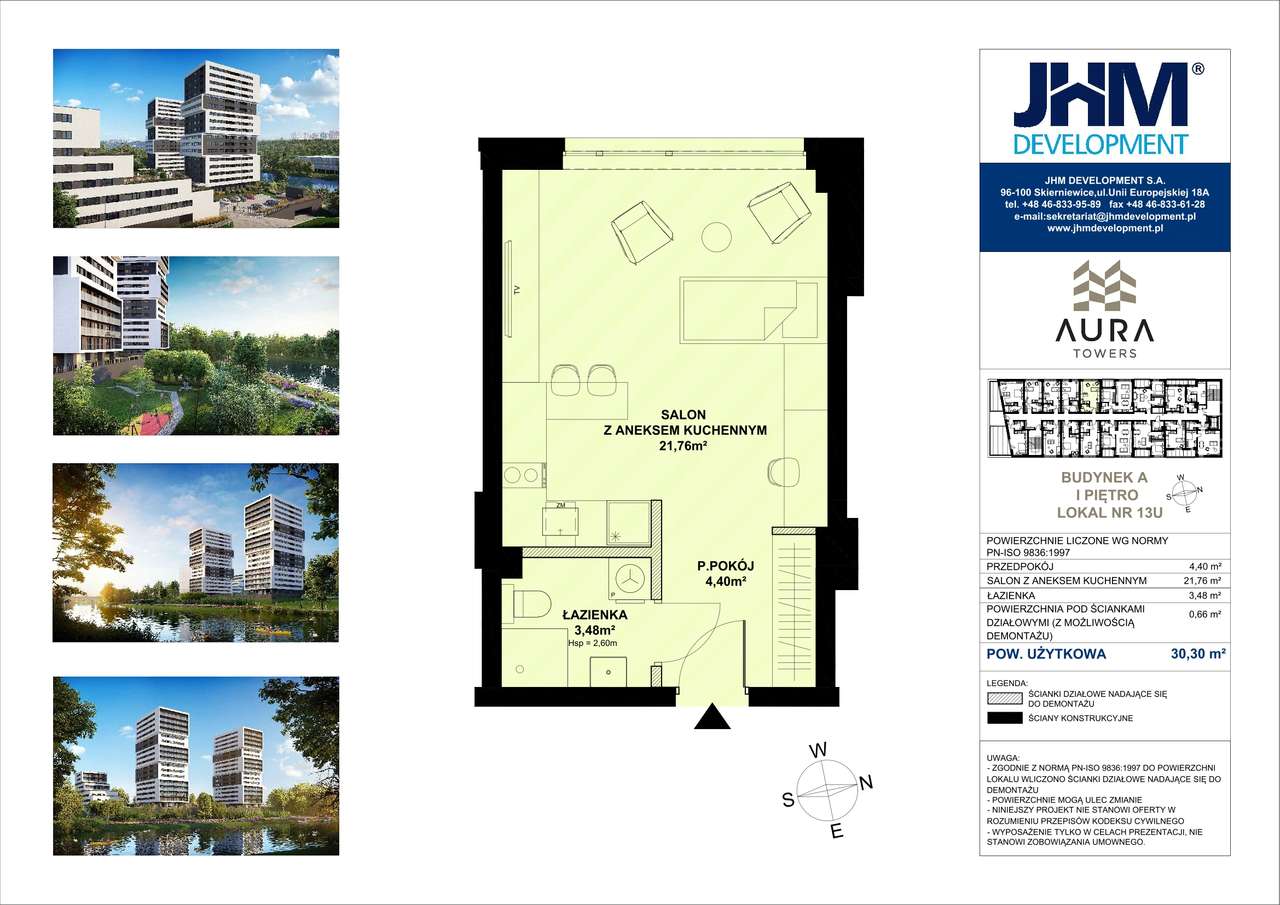Aura Towers | mieszkanie A_1.13U - Pełny obrazek: 2/9