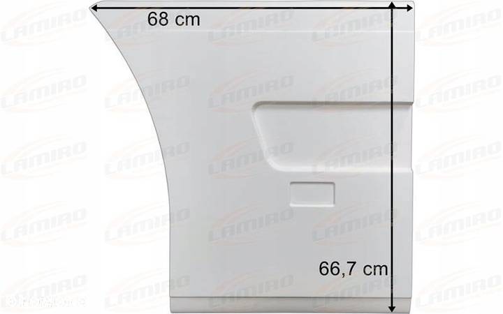 VOLVO FH13 FH12 OSŁONA MIĘDZYOSIOWA PRAWA TYLNA - 2