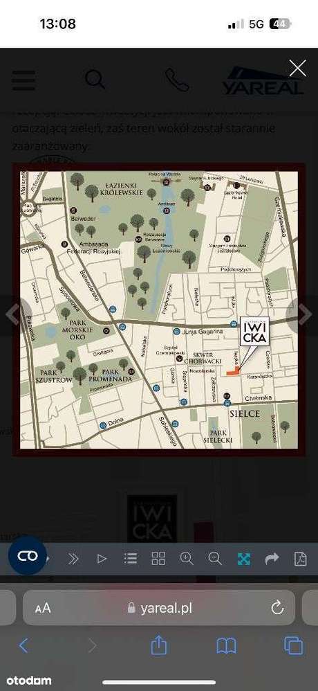 BEZPOŚREDNIO Dwupokojowy apartament 45m2 “Rezydencja Iwicka” - Pełny obrazek: 4/12