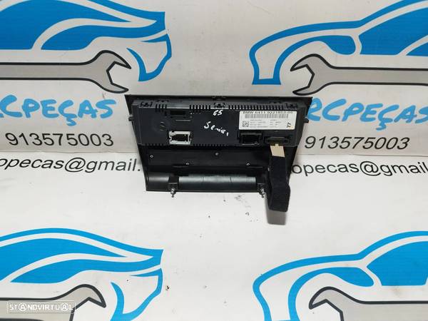 DISPLAY SOFAGEM COMANDO CHAUFFAGE AR CONDICIONADO COMUTADOR DISPLAY SENSOR DE ESTACIONAMENTO BMW SÉRIE 1 E87 6411922185305 64119221853-05 100594668 - 2