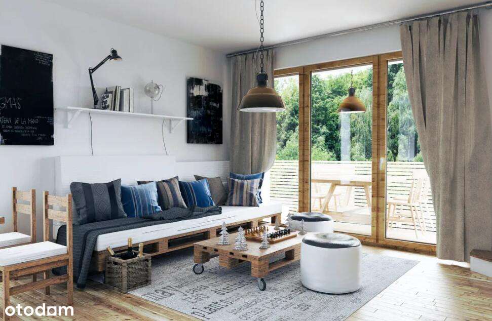 Nowy dom w zabudowie bliźniaczej z garażem i widokiem na Łomżę i Narew-2