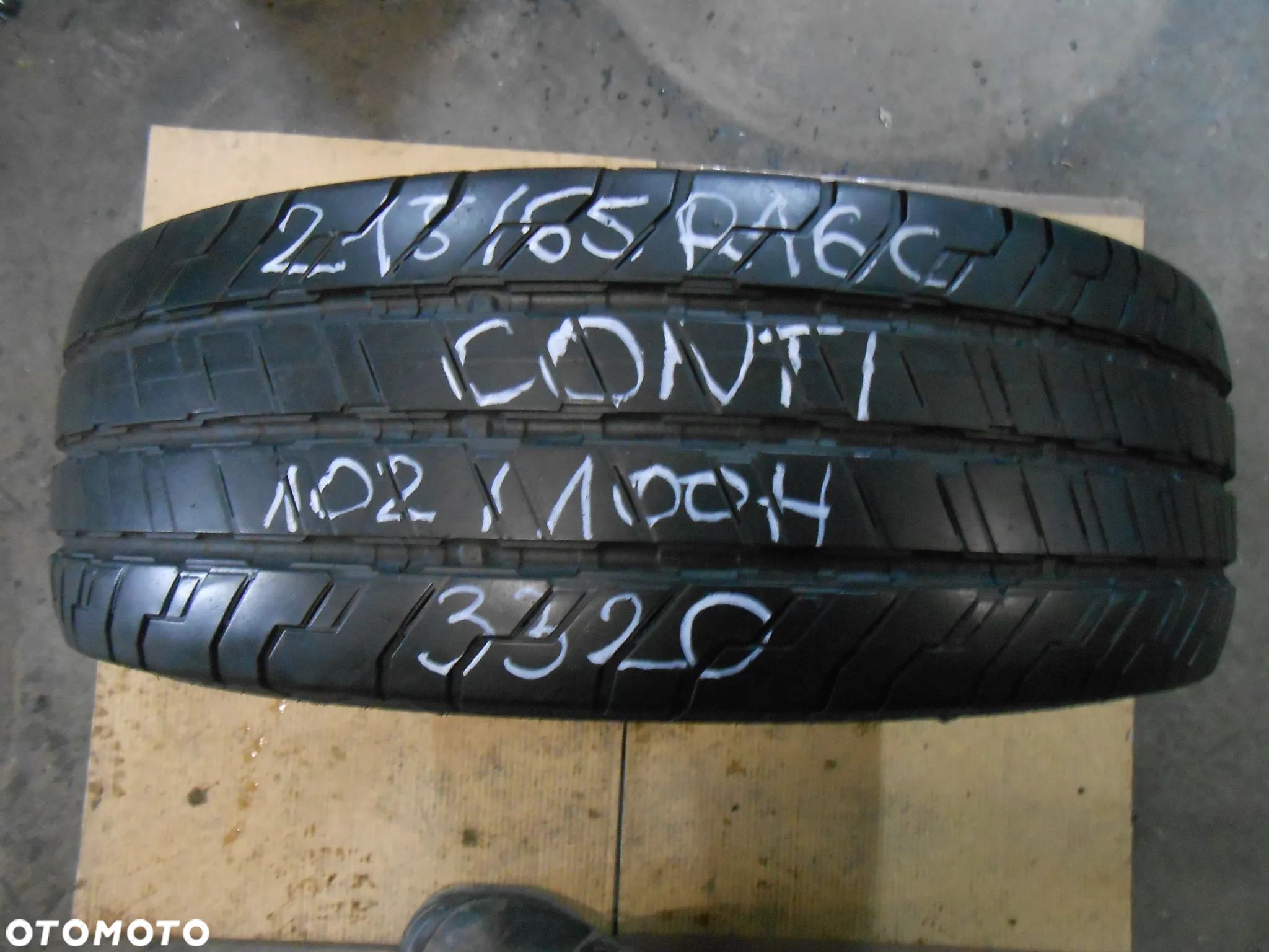 OPONY  215/65R16C CONTINENTAL CONTI VAN CONTACT 100 DOT 3320 9.2MM - 2