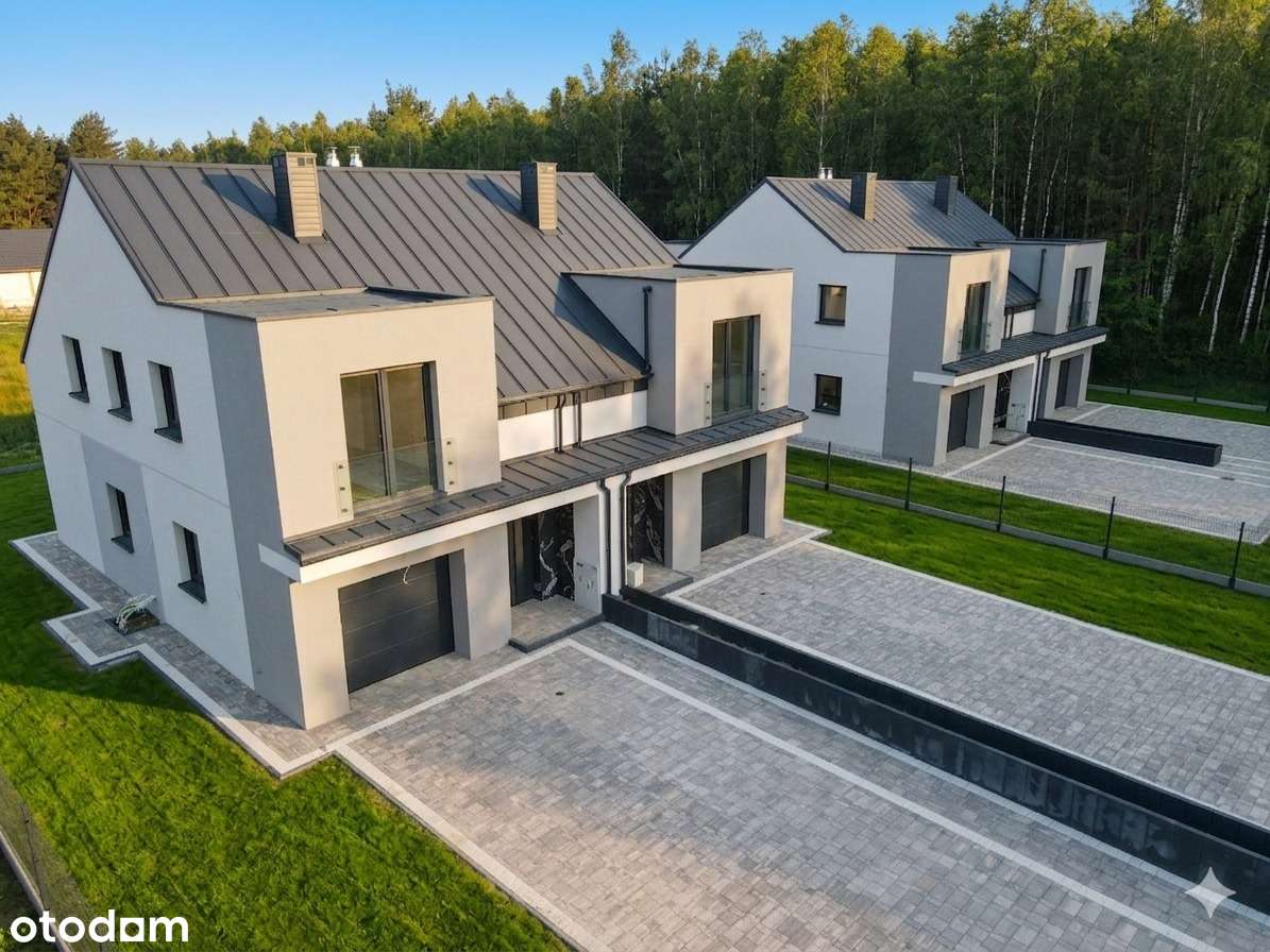 Gotowy dom bliźniak z garażem w spokojnej okolicy