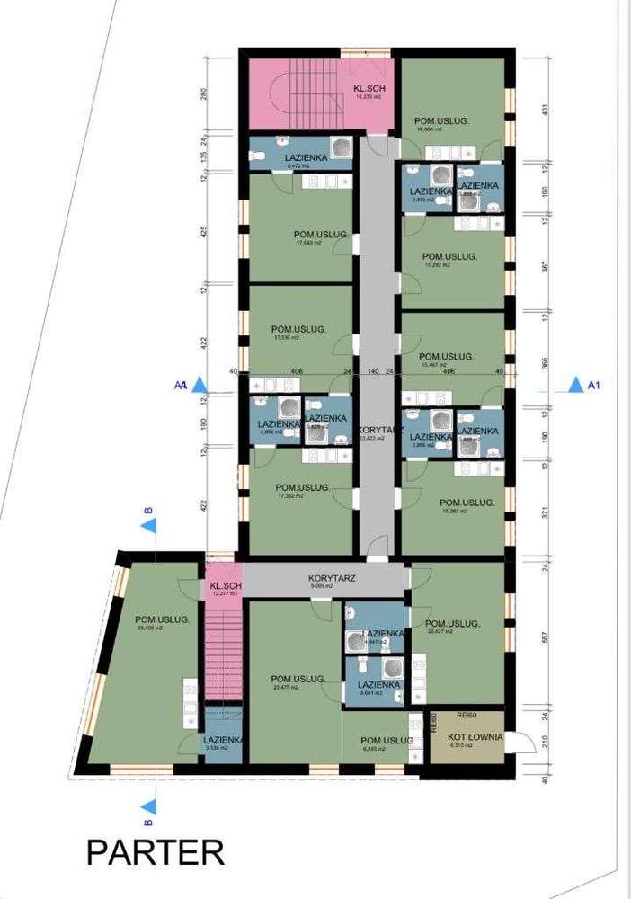 Budynek usługowy różne metraże - Pełny obrazek: 5/7