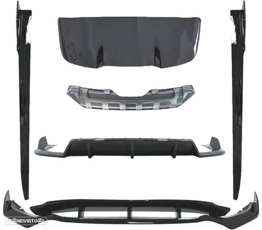 KIT AERO PARA BMW X5 F15 12-18 LOOK BLACK KNIGHT - 8