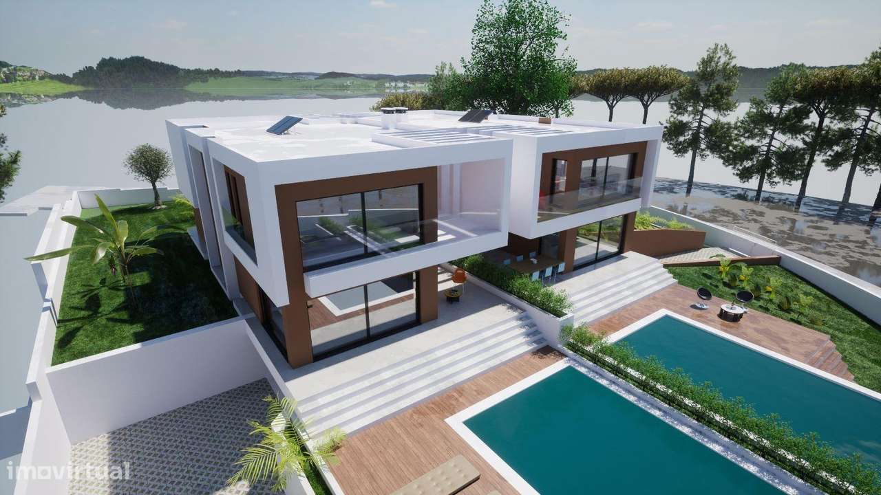 Moradia T4 de Luxo em Construção com Piscina de Água Salgada em...-6