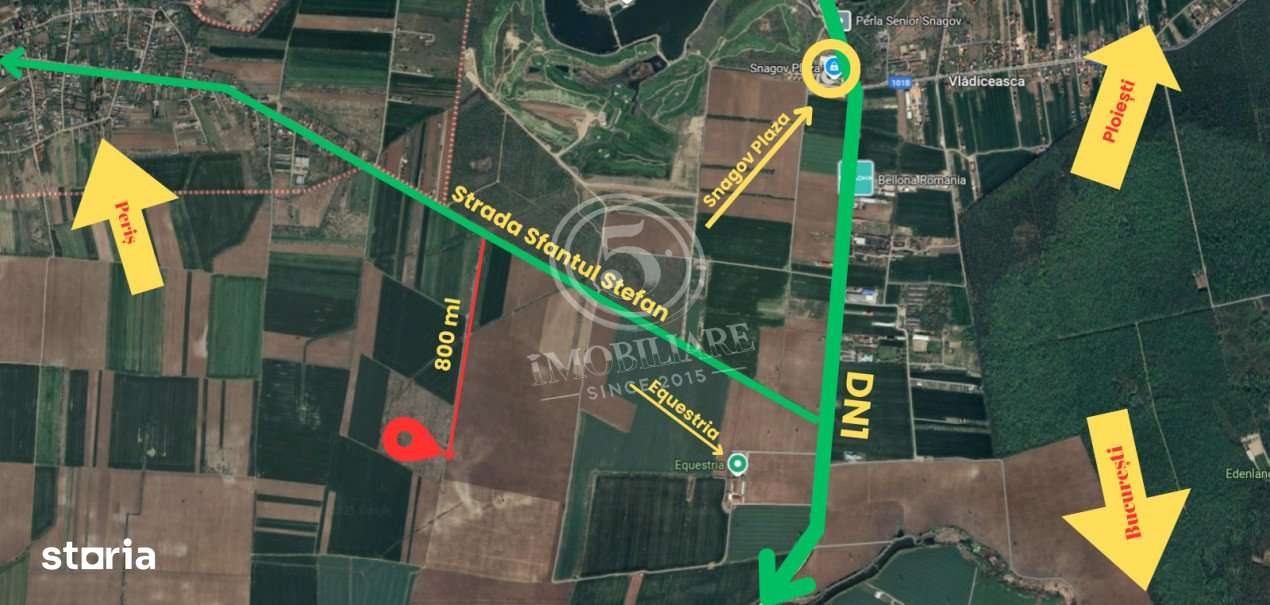 Ocazie- Teren Intravilan de Vanzare- Peris Snagov- Doar 10 euro/mp-4