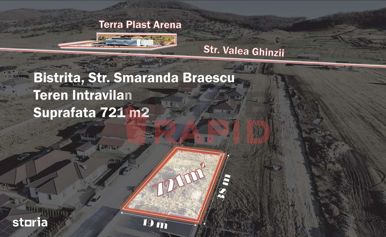 Teren de vânzare, Unirea(Aerodrom),721 mp, intravilan.-0