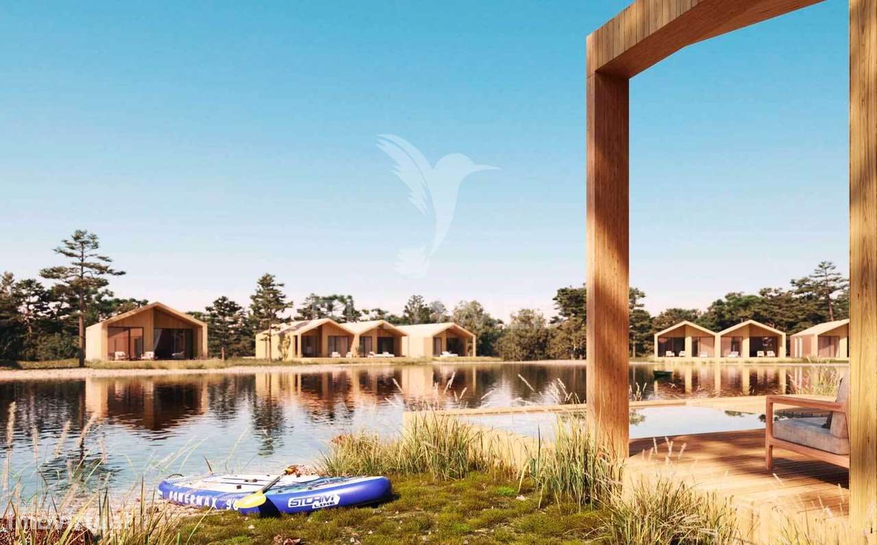 Moradia T2 nova, de madeira, junto à Lagoa de Óbidos - Grande imagem: 5/22