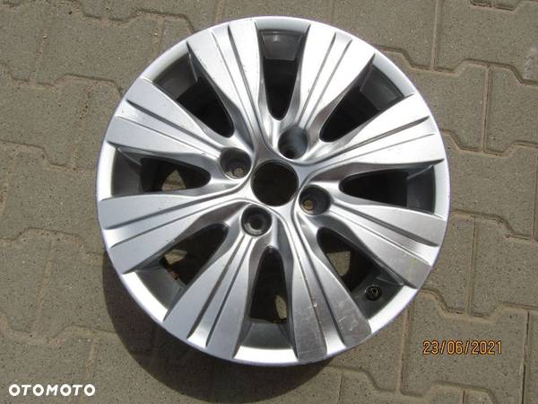 FELGA CITROEN C3 C4 BERLINGO PICASSO 4X108 6X16 ET23 ŚRODEK 65 MM ORYGINAŁ NR.9681810880 - 2