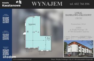 WYNAJEM Lokalu handlowo-usługowego 130m²