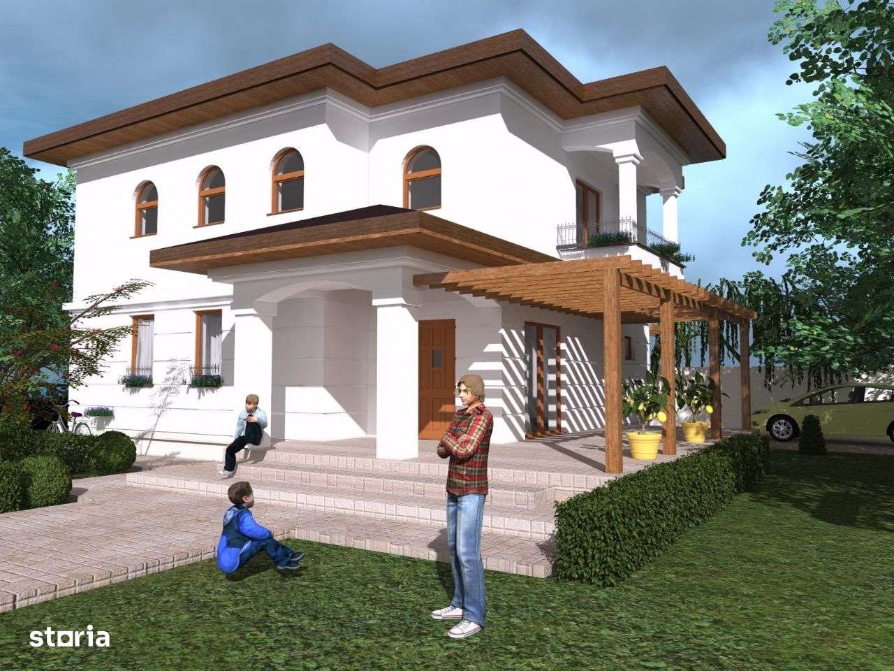 Tunari, teren 600mp ideal pentru Casa în Zonă Exclusiv Rezidențiala - Imagine principală: 5/6