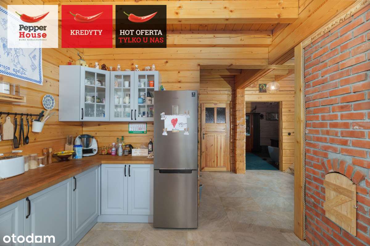 Wyjątkowy dom z bali cicho i zielono - Pełny obrazek: 4/20