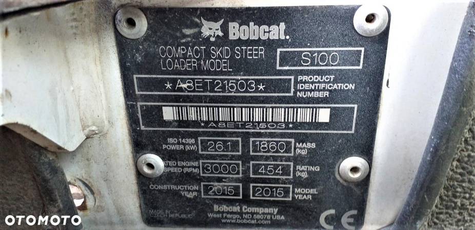 Bobcat Miniładowarka kołowa BOBCAT S100 - 28