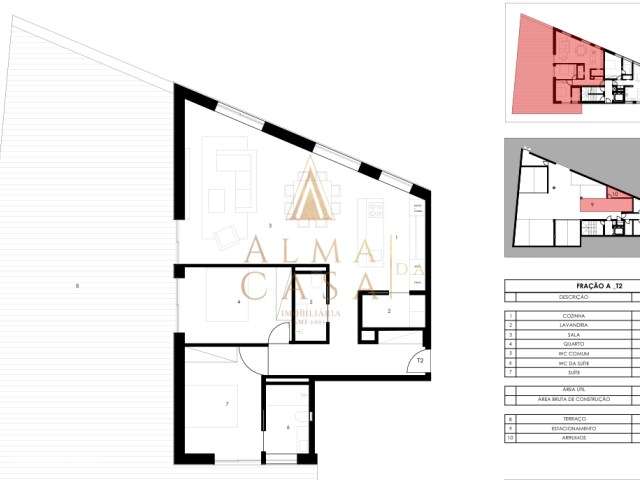 Fantástico apartamento T2 Novo c/terraço-14